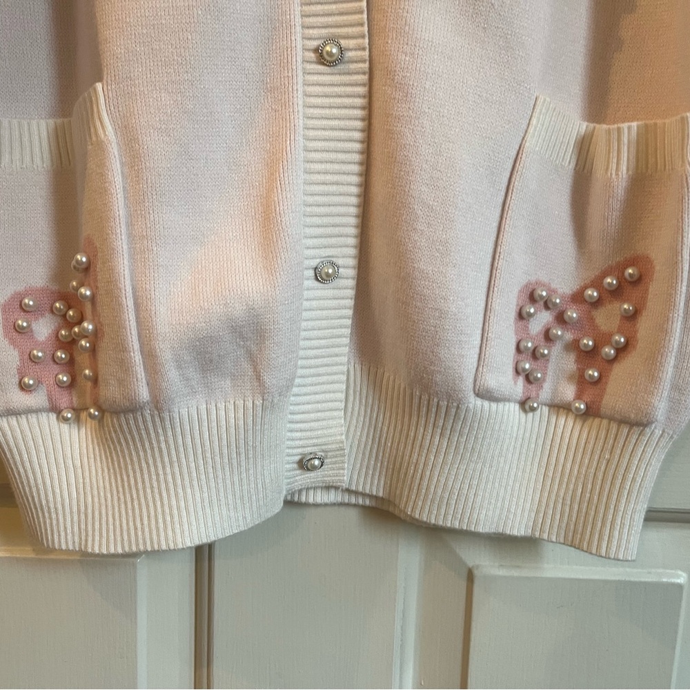 🌸Pearl Bow Cardigan🌸 - Picture 7 of 15